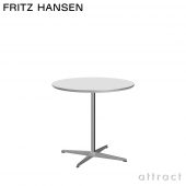 FRITZ HANSEN フリッツ・ハンセン CIRCULAR 円テーブル A622 カフェテーブル 75cm ラミネート天板 カラー：6色 4スターベースカラー：5色 デザイン：アルネ・ヤコブセン