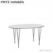 FRITZ HANSEN フリッツ・ハンセン SUPERELLIPSE スーパー楕円テーブル B611 ダイニングテーブル 90×135cm ラミネート天板 カラー：6色 スパンレッグカラー：7色 デザイン：ピート・ハイン、ブルーノ・マットソン