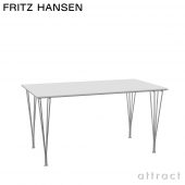 FRITZ HANSEN フリッツ・ハンセン RECTANGULAR 長方形テーブル B637 ダイニングテーブル 80×140cm ラミネート天板 カラー：6色 スパンレッグカラー：5色 デザイン：ピート・ハイン、ブルーノ・マットソン、アルネ・ヤコブセン