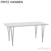 FRITZ HANSEN フリッツ・ハンセン RECTANGULAR 長方形テーブル B638 ダイニングテーブル 80×160cm ラミネート天板 カラー：6色 スパンレッグカラー：5色 デザイン：ピート・ハイン、ブルーノ・マットソン、アルネ・ヤコブセン