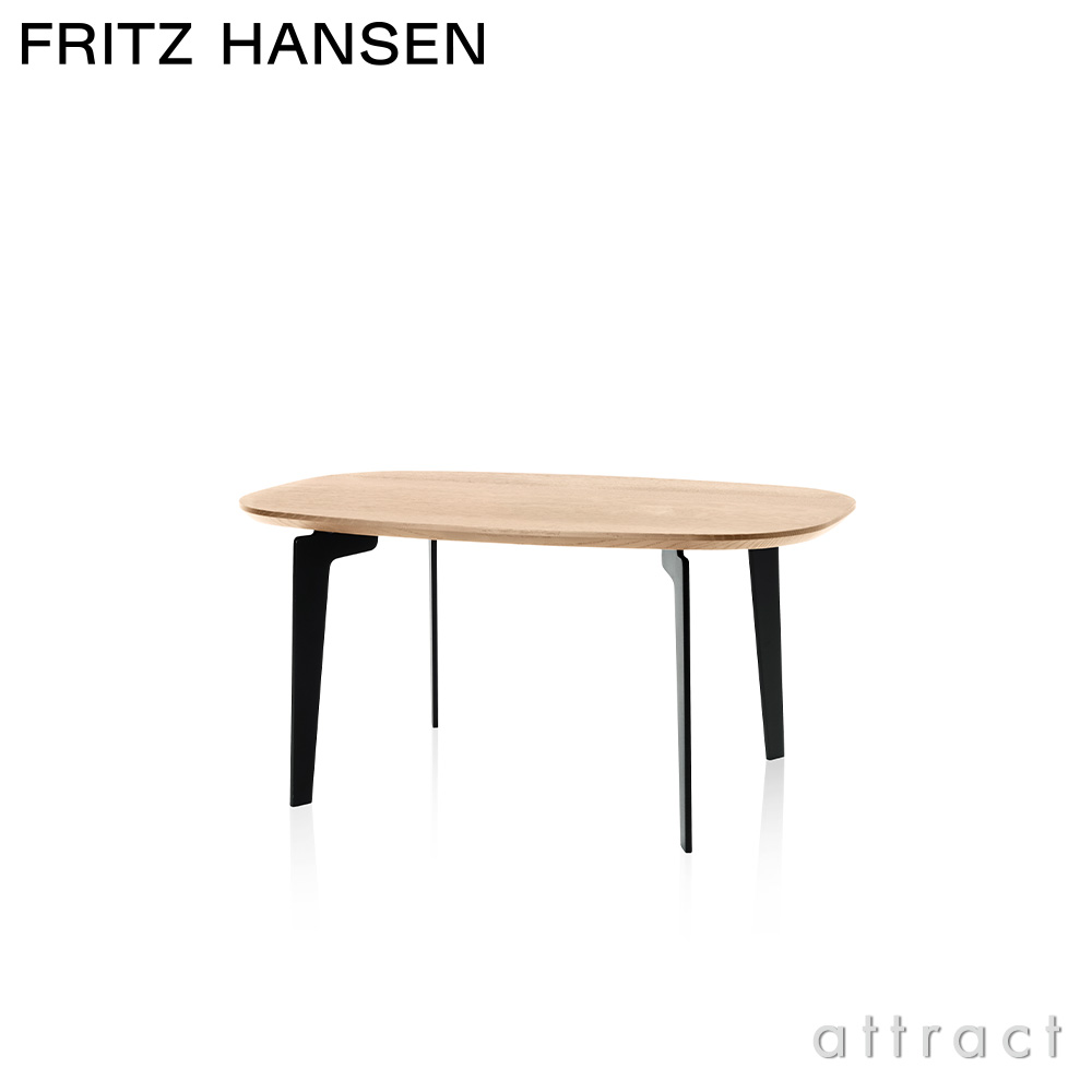 FRITZ HANSEN フリッツ・ハンセン JOIN ジョインテーブル FH21 コーヒーテーブル 楕円形 47×76cm 無垢材 カラー：2色