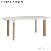 FRITZ HANSEN フリッツ・ハンセン ANALOG アナログテーブル JH63 ダイニングテーブル 105×185cm 無垢材ベース カラー：4色 デザイン：ハイメ・アジョン