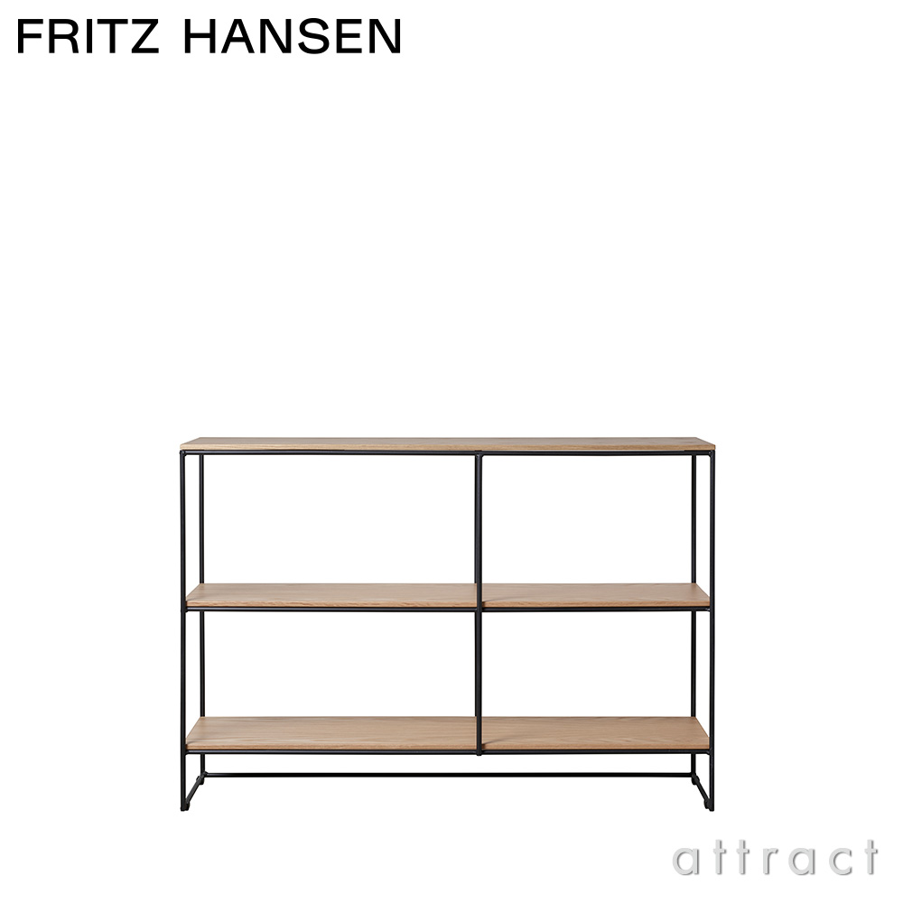 FRITZ HANSEN フリッツ・ハンセン PLANNER SHELVING プランナーシェルフ MC500 スモール 2段 ナチュラルウッド カラー：オーク デザイン：ポール・マッコブ