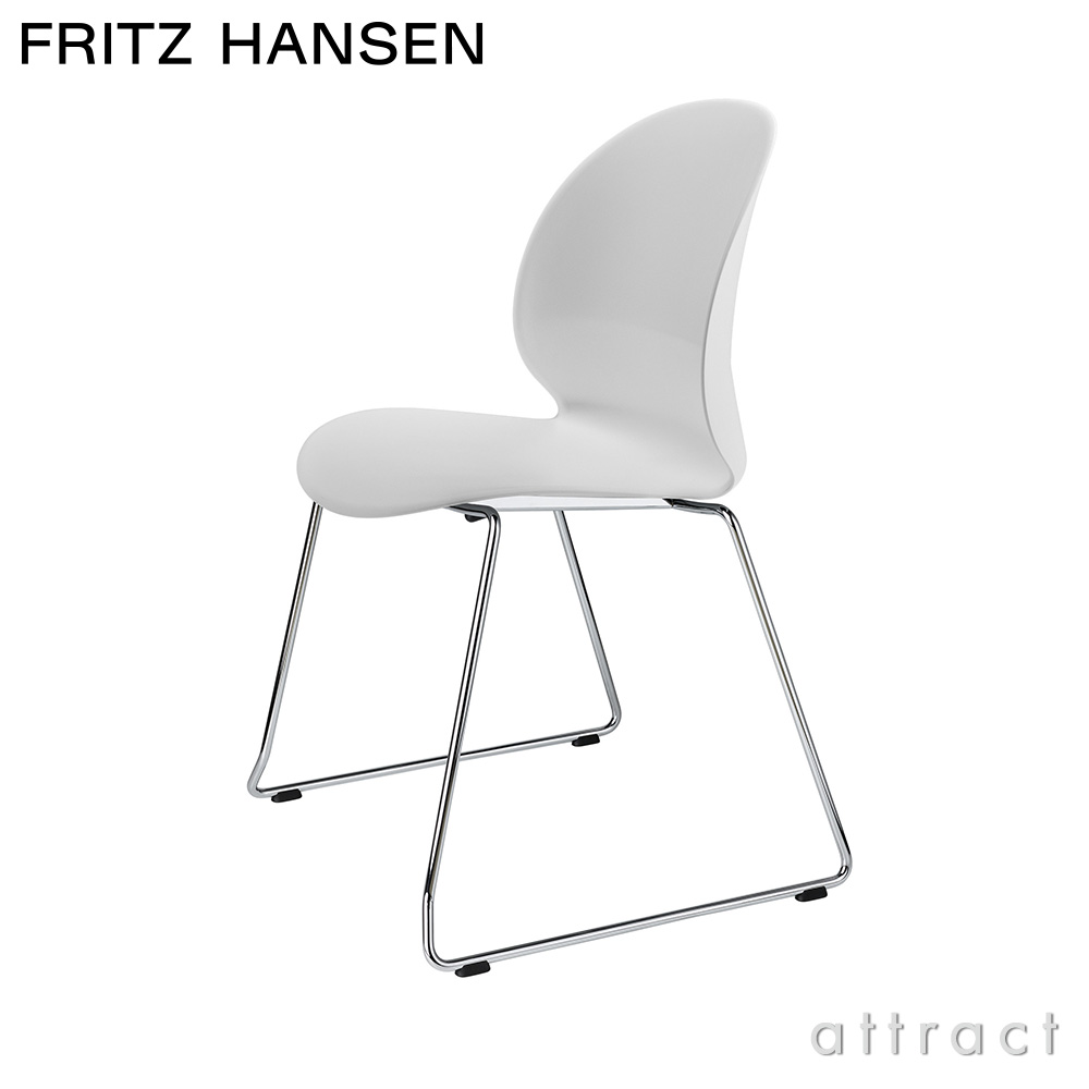 FRITZ HANSEN フリッツ・ハンセン N02 RECYCLE リサイクル チェア 再生プラスチック スレッド脚 カラー：7色 ベース：クローム仕上げ デザイン：nendo（佐藤 オオキ）