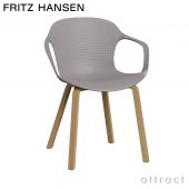 FRITZ HANSEN フリッツ・ハンセン NAP ナップ KS62 アームチェア プラスチック カラー：4色 ベース：ウッドレッグ（オーク） デザイン：キャスパー・サルト