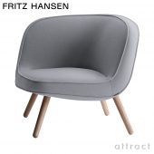 FRITZ HANSEN フリッツ・ハンセン VIA57 BI01 ラウンジチェア Christianshavn クリスチャンハウン カラー：26色 ウッドベース：オーク無垢材 デザイン：ビャルケ・インゲルス（KiBiSi）