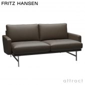 FRITZ HANSEN フリッツ・ハンセン LISSONI SOFA リッソーニソファ PL112S 2人掛けソファ W168cm エッセンシャルレザー カラー：5色 マットポリッシュ仕上げスチールベース デザイン：ピエロ・リッソーニ