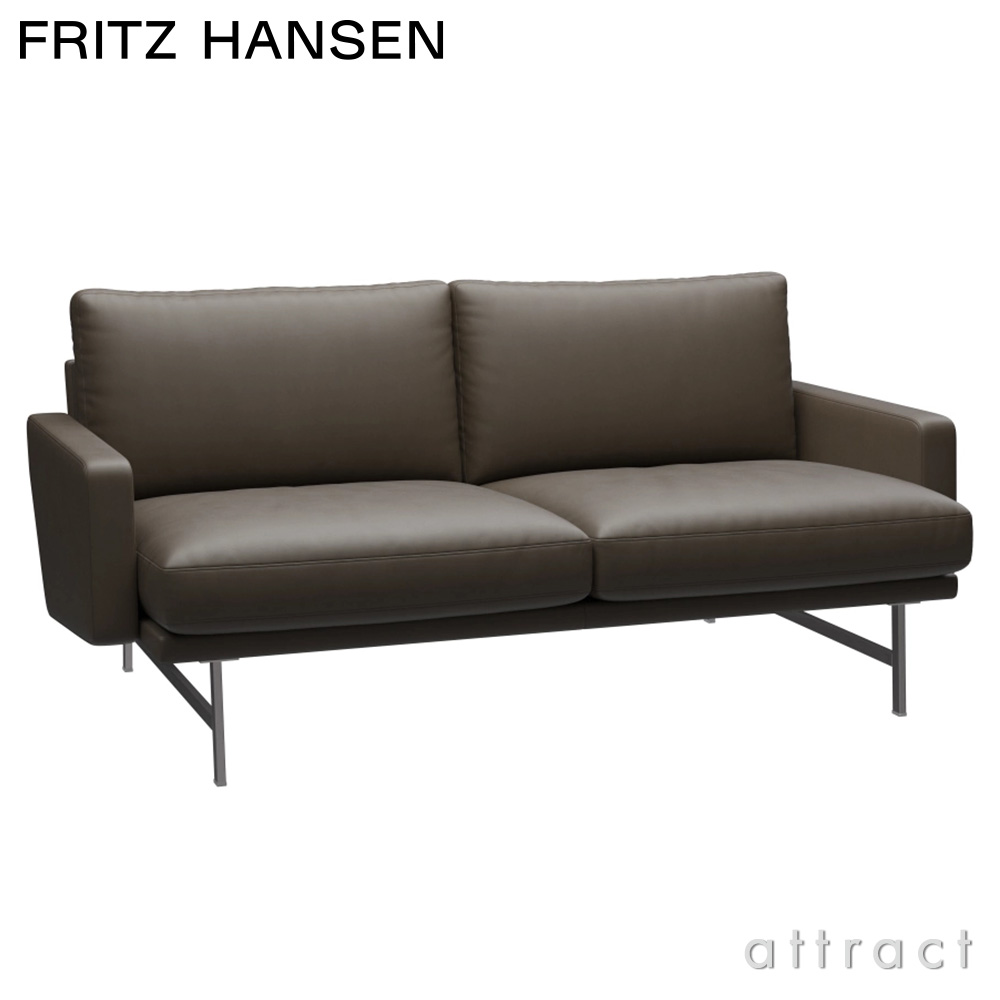 FRITZ HANSEN フリッツ・ハンセン LISSONI SOFA リッソーニソファ PL112S 2人掛けソファ W168cm エッセンシャルレザー カラー：5色 マットポリッシュ仕上げスチールベース デザイン：ピエロ・リッソーニ