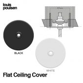 Louis Poulsen ルイスポールセン Flat Ceiling Cover フラットシーリングカバー コード吊りペンダント専用 カラー：2色 Φ90mm