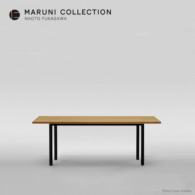 maruni マルニ木工 MARUNI COLLECTION マルニコレクション MALTA マルタ ダイニングテーブル スチールレッグ 天板：オーク カラー：2色 デザイン：深澤 直人