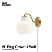 Louis Poulsen ルイスポールセン VL Ring Crown Wall 1 リングクラウン ウォール 1灯 ウォールライト Φ190 デザイン：ヴィルヘルム・ラウリッツェン