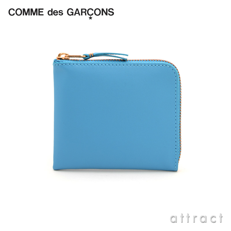 Comme des Garçons コム デ ギャルソン Pocket ポケット Wallets ウォレット Colour カラー Classic Leather Line L字ジップ ウォレット コインケース 財布 （SA 3100）