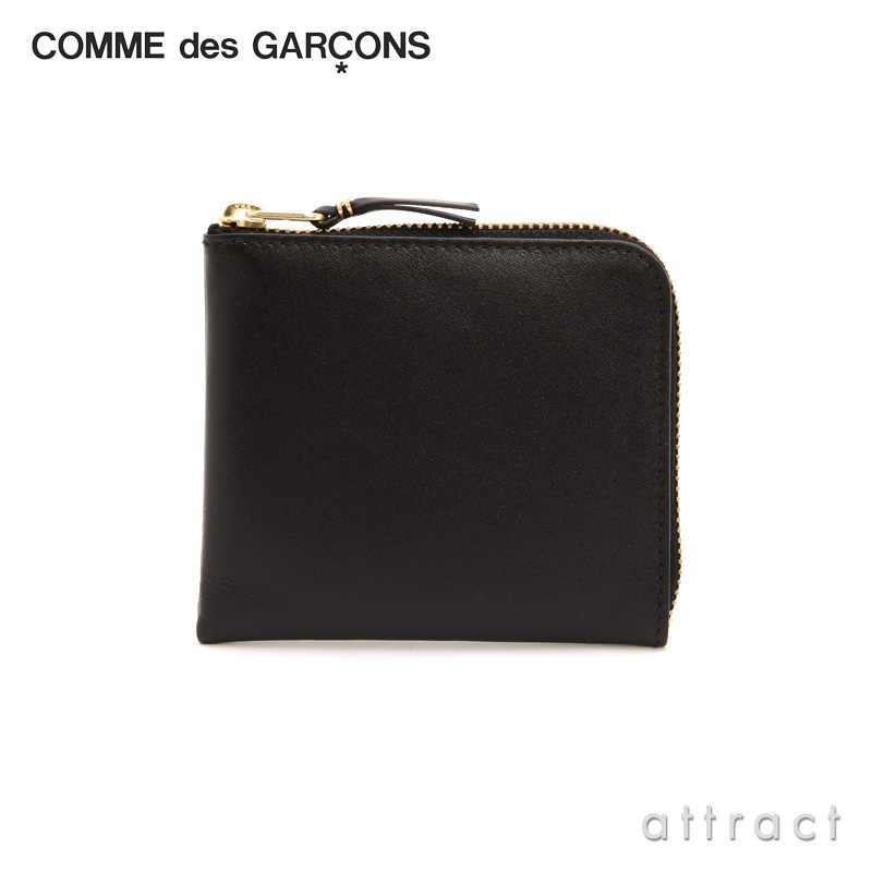 Comme des Garçons コム デ ギャルソン Pocket ポケット Wallets ウォレット Classic クラシック Classic Leather Line L字ジップ ウォレット コインケース 財布 （SA 3100）
