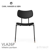 Carl Hansen & Son カールハンセン＆サン VLA26P オーク ブラック塗装 VEGA CHAIR ヴェガチェア レザー：Thor デザイン：ヴィルヘルム・ラウリッツェン