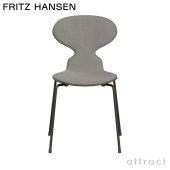 FRITZ HANSEN フリッツ・ハンセン ANT アリンコチェア 3101 チェア フロントパディング 4本脚 カラードアッシュ カラー：ディープクレイ 張地：Sunniva スニバ サンド/ライトグレー（153） ベース：ブラウンブロンズ粉体塗装 デザイン：アルネ・ヤコブセン