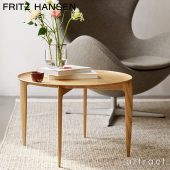 FRITZ HANSEN フリッツ・ハンセン TRAY TABLE SMALL トレイテーブル ラージ Φ60cm サイドテーブル 折りたたみ式 カラー：2色