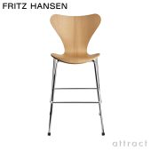 FRITZ HANSEN フリッツ・ハンセン SERIES 7 JUNIOR セブンチェア ジュニア 3177 チェア カラードアッシュ カラー：オーク ベースカラー：クローム仕上げ デザイン：アルネ・ヤコブセン