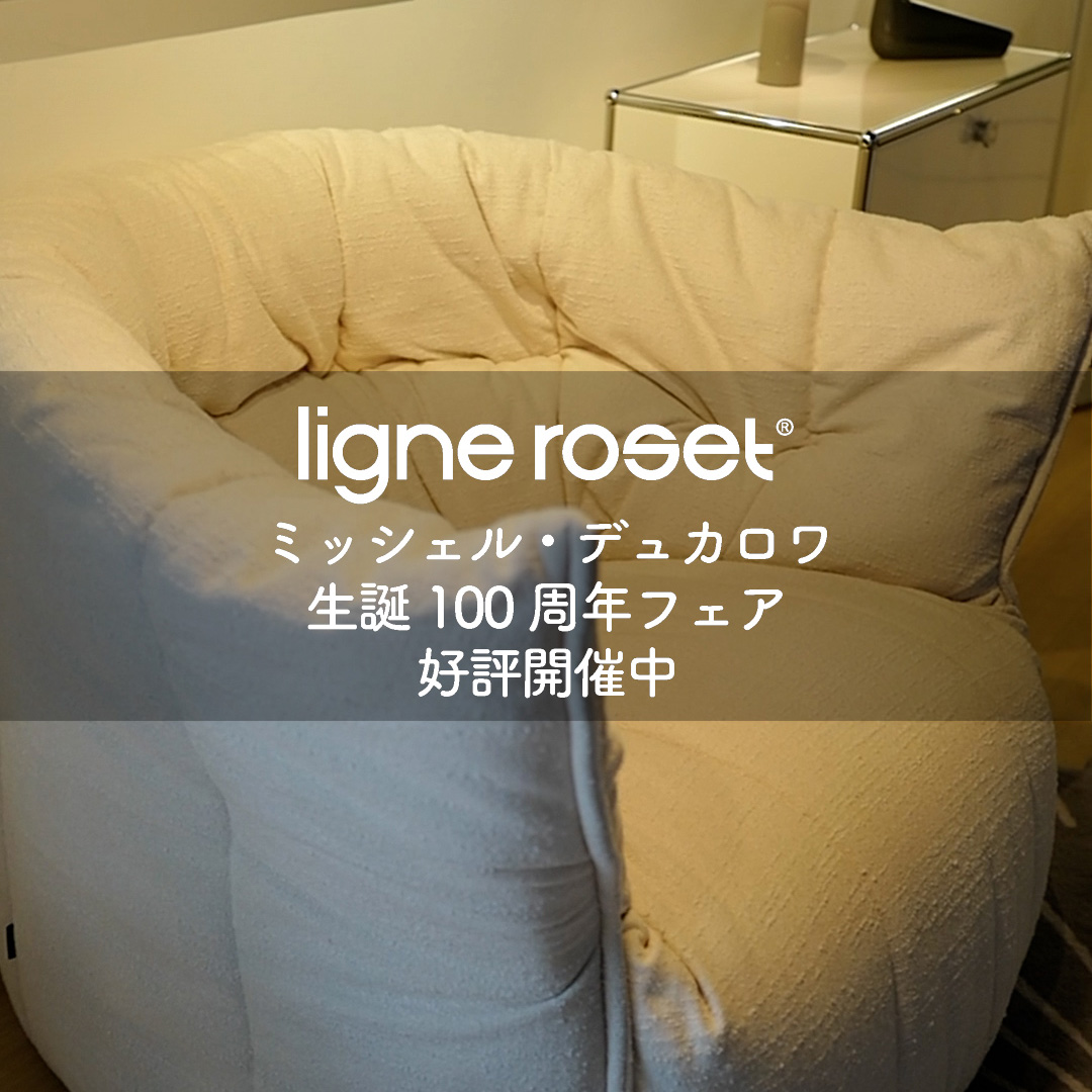 ligne roset リーン・ロゼ ミッシェル・デュカロワ生誕100周年フェア 本日よりスタート